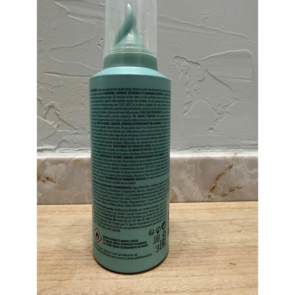 Alterna My Hair My Canvas Shine On Defining Foam 5oz Botanical Caviar‎ Mousse